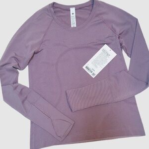 NWT Lululemon Swiftly Tech Long-Sleeve Shirt 2.0 Waist Length ~ 8